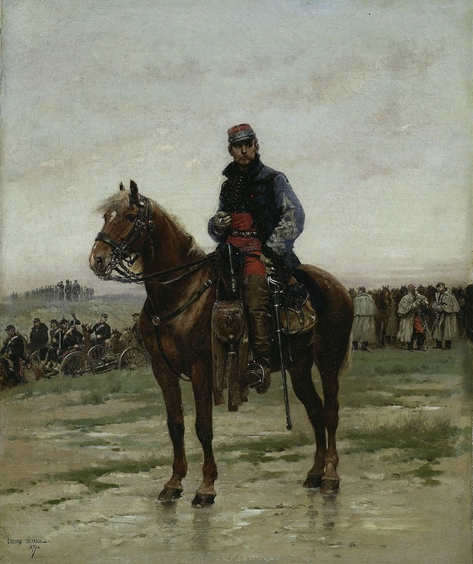 Jean-Baptiste Édouard Detaille - A Mounted Officer