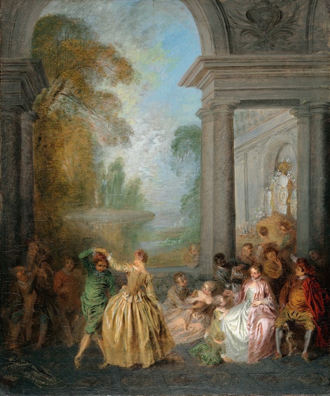 Jean-Baptiste Pater - Dancers in a Pavilion