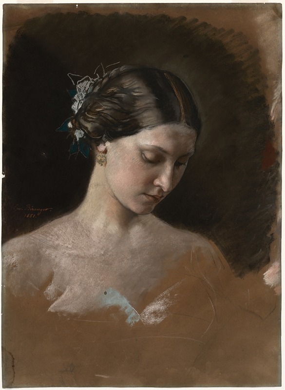 Jean-Baptiste-Antoine-Emile Béranger - Portrait of a Woman