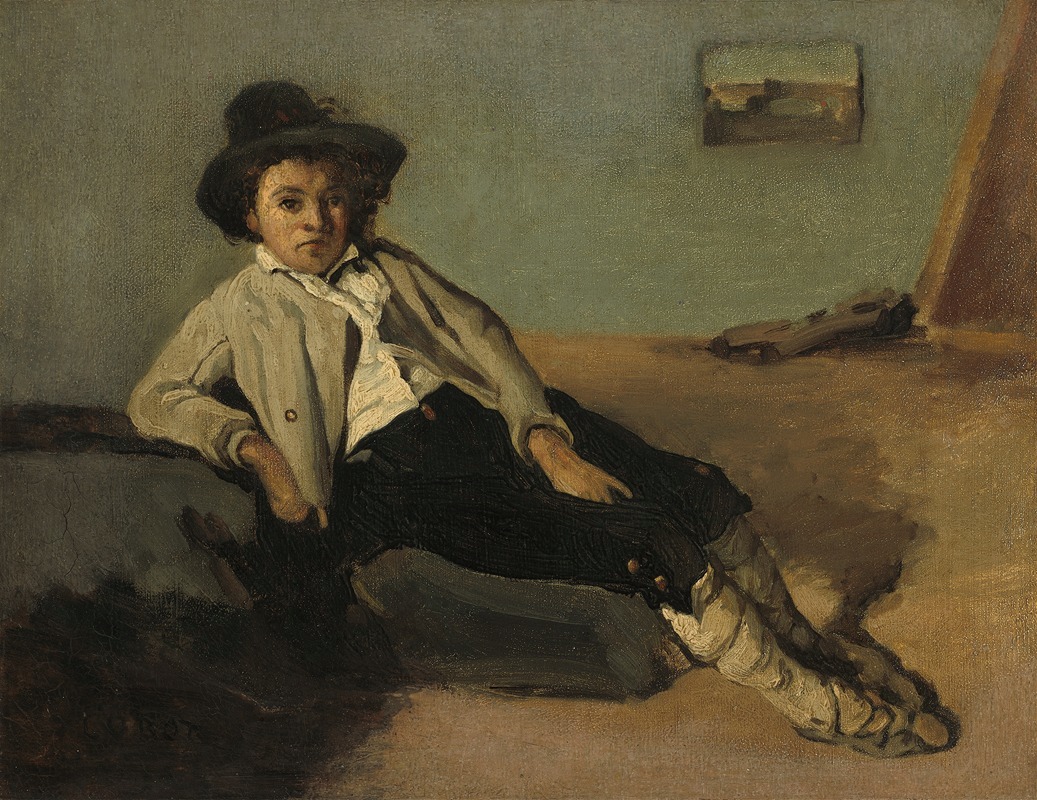 Jean-Baptiste-Camille Corot - Italian Peasant Boy