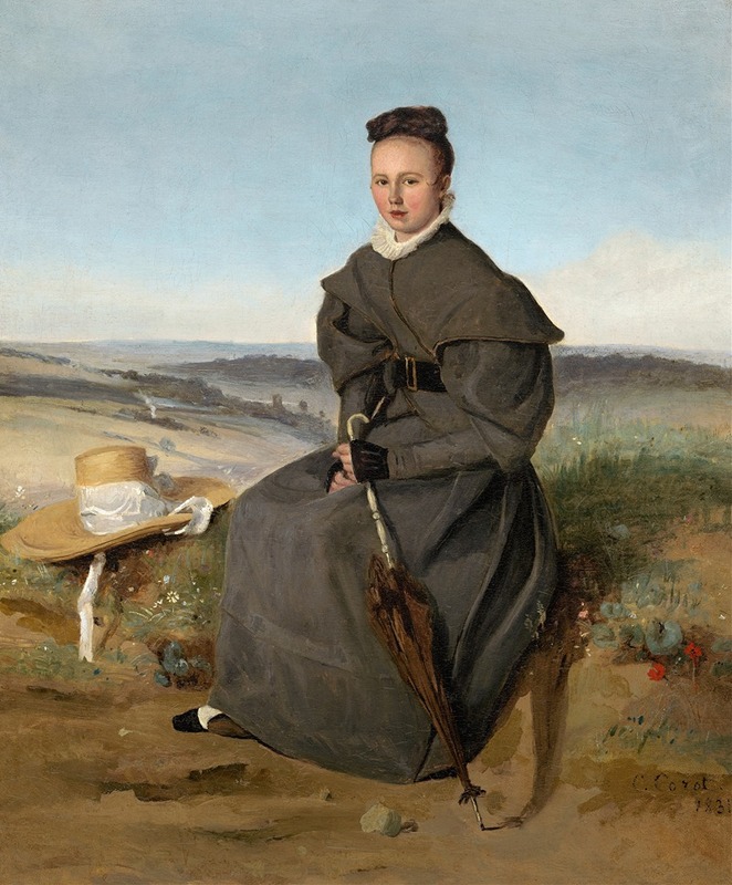 Jean-Baptiste-Camille Corot - Louise Harduin