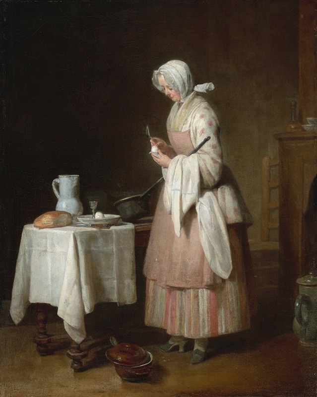Jean-Baptiste-Siméon Chardin - The Attentive Nurse