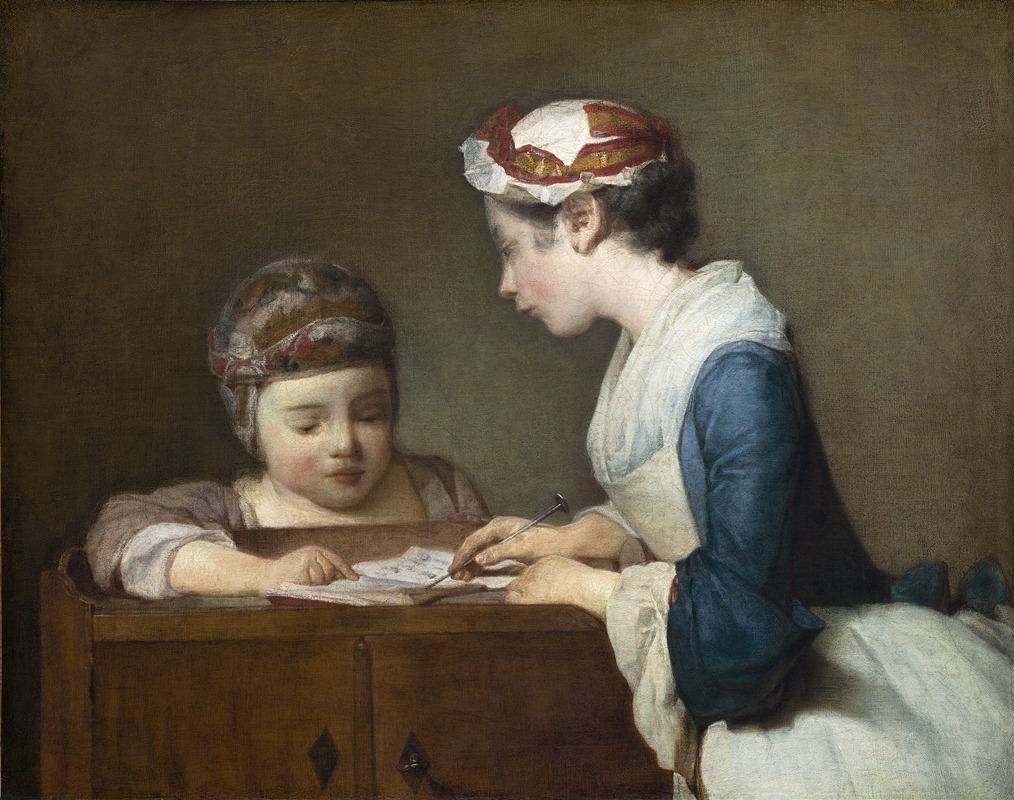 Jean-Baptiste-Siméon Chardin - The Little Schoolmistress