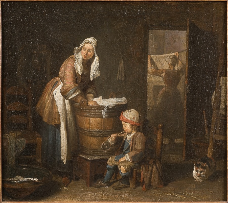 Jean-Baptiste-Siméon Chardin - The Washerwoman