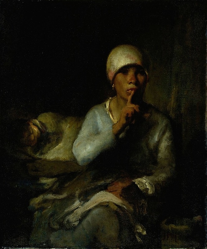 Jean-François Millet - Woman and Child (Silence)