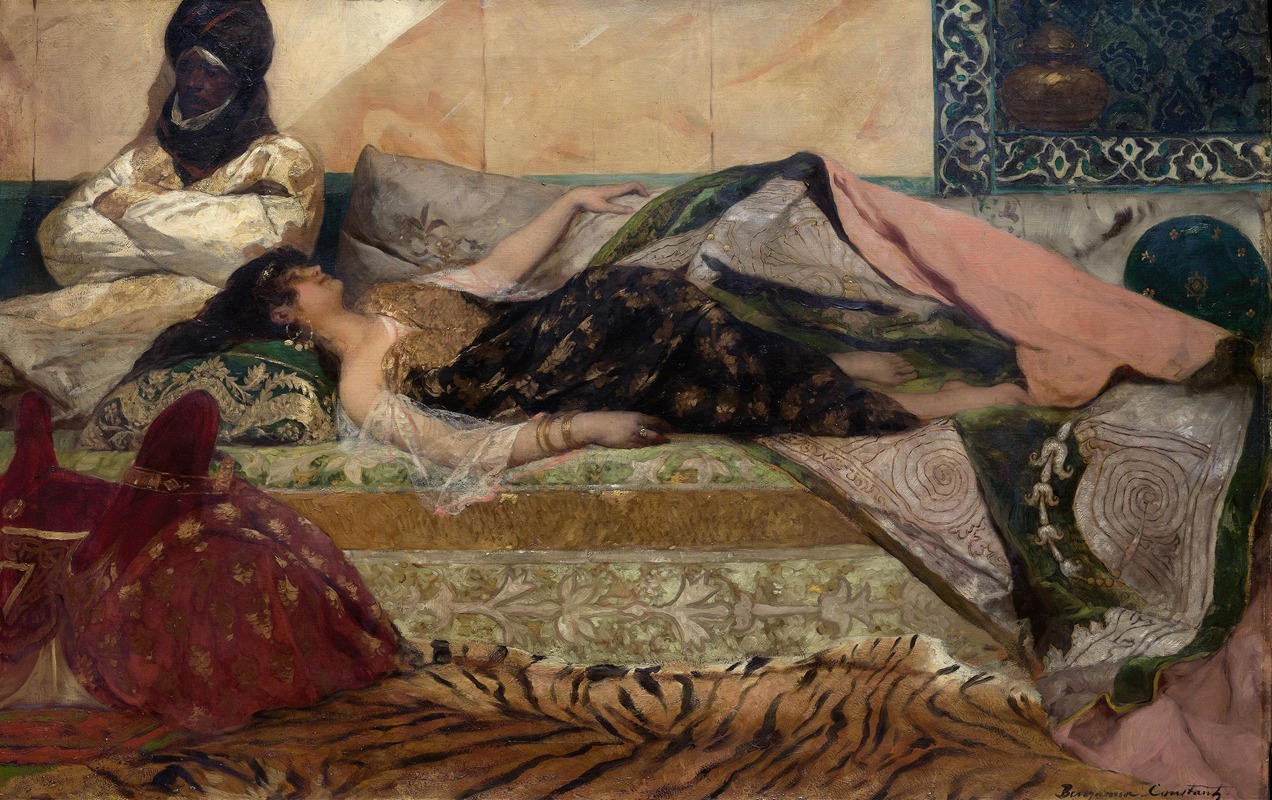 Jean-Joseph-Benjamin Constant - Odalisque