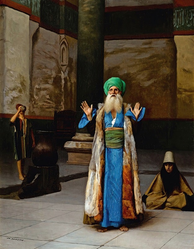 Jean-Léon Gérôme - A Sultan At Prayer