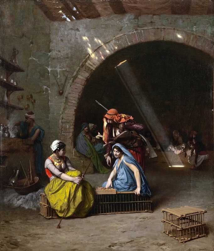 Jean-Léon Gérôme - Almehs Playing Draughts