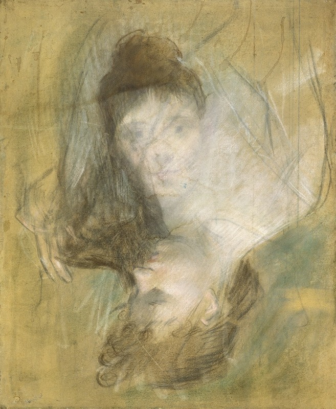 Jean-Louis Forain - Sketch of a Woman