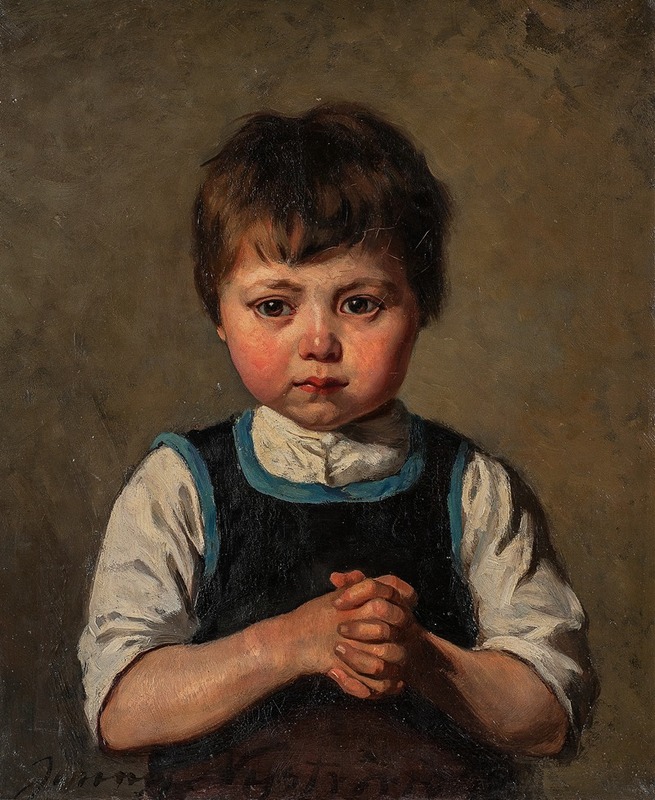 Jenny Nyström - Portrait of a Boy