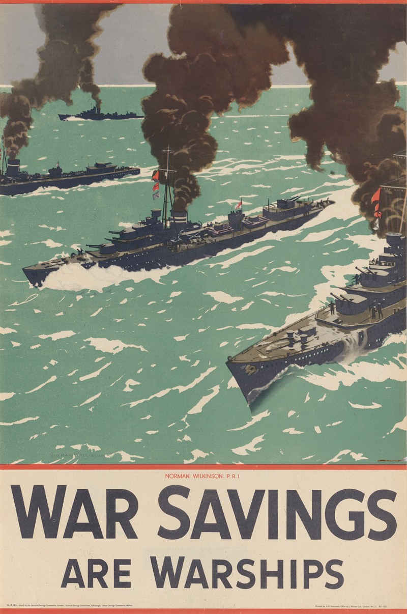 Norman Wilkinson - War Savings are Warships