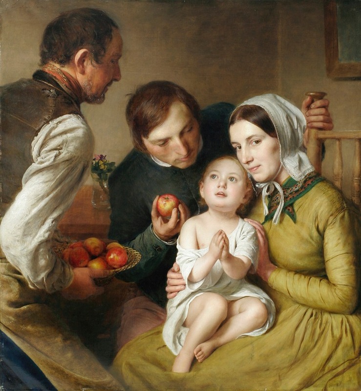 Johann Baptist Reiter - Learning to beg (Reiter family)
