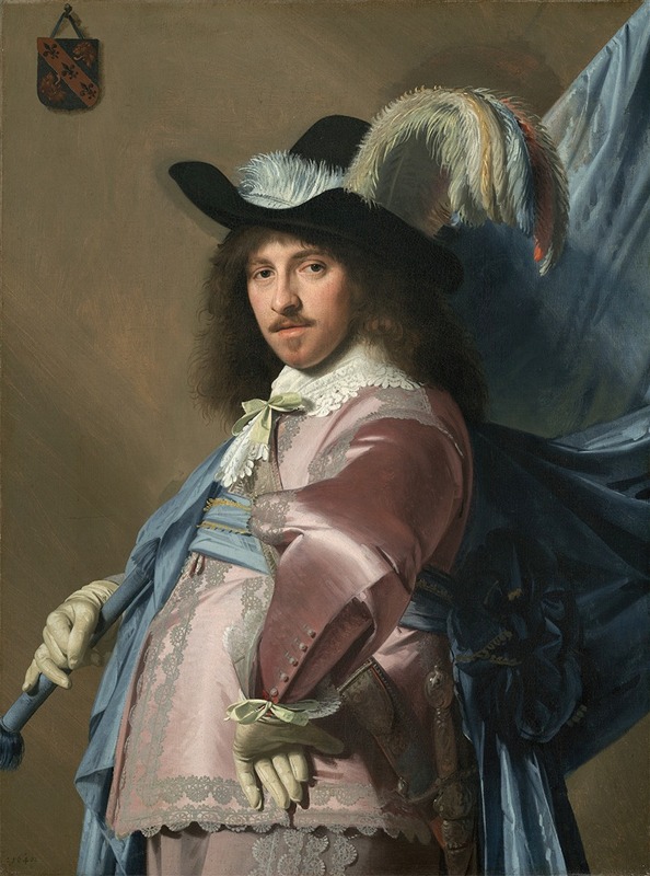 Johannes Cornelisz Verspronck - Andries Stilte as a Standard Bearer