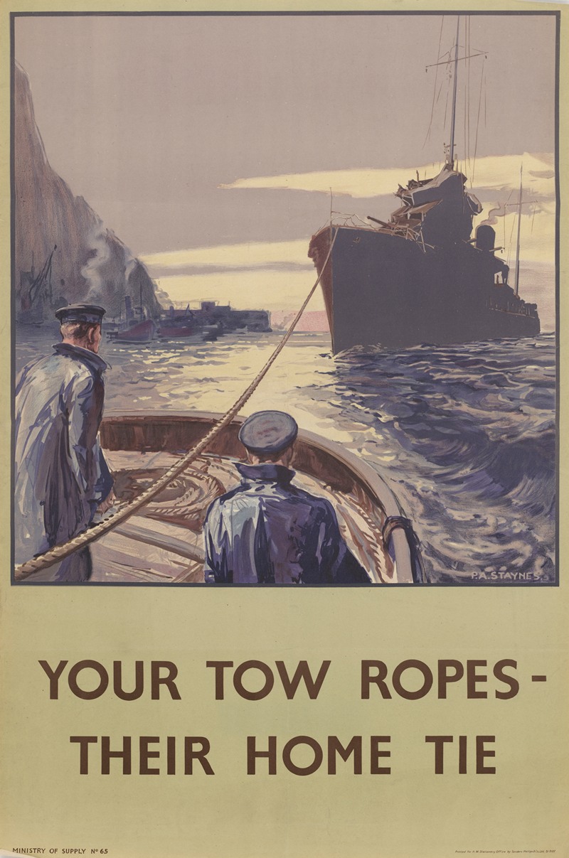 Percy Angelo Staynes - Your Tow Ropes – Their Home Tie