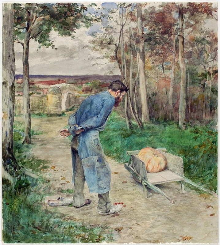 Jules Bastien-Lepage - The Acorn and the Pumpkin