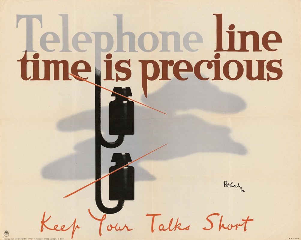 Pat Keely - Telephone Line Time is Precious – Keep Your Talks Short