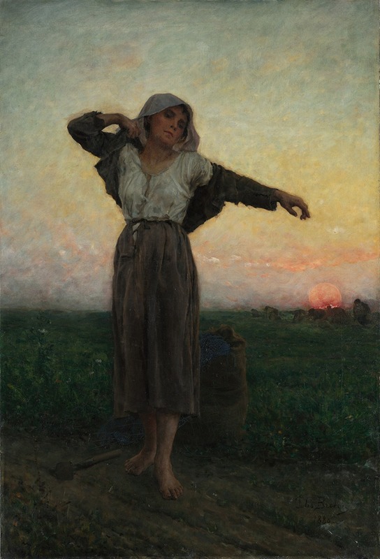Jules Breton - The Tired Gleaner