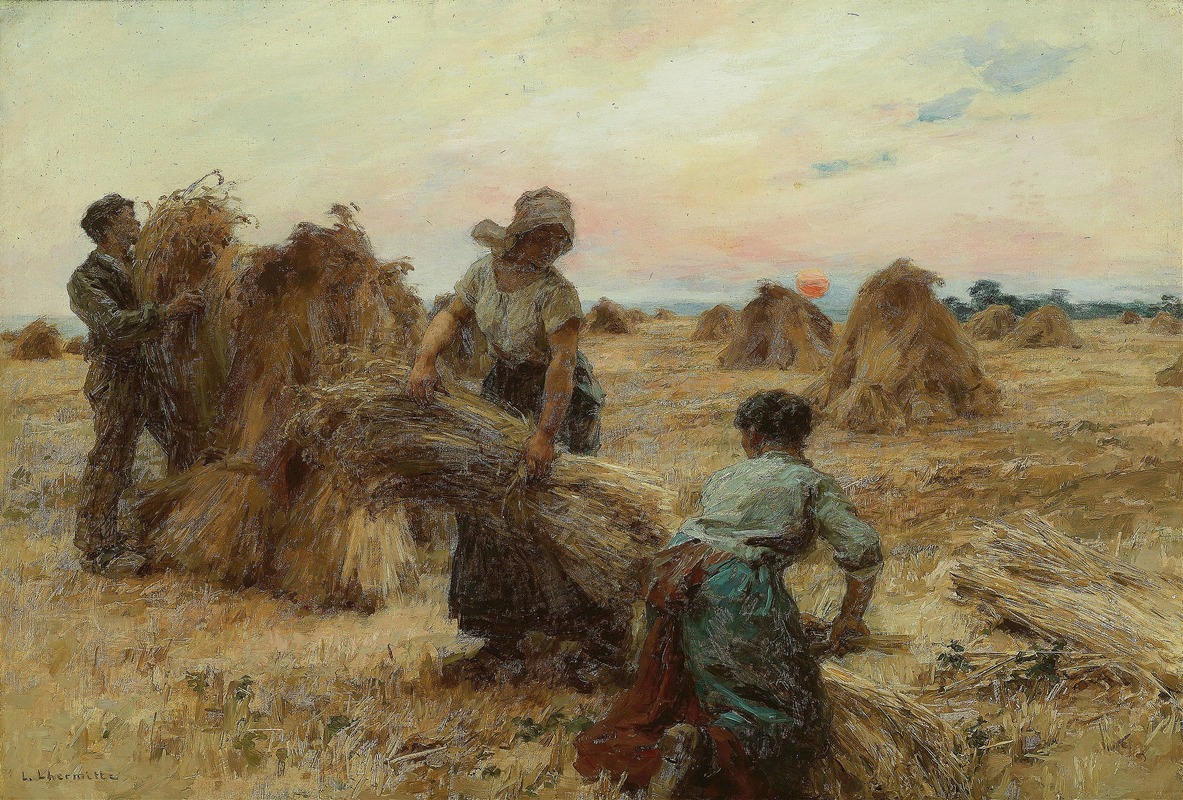 Léon Augustin Lhermitte - The Harvesters