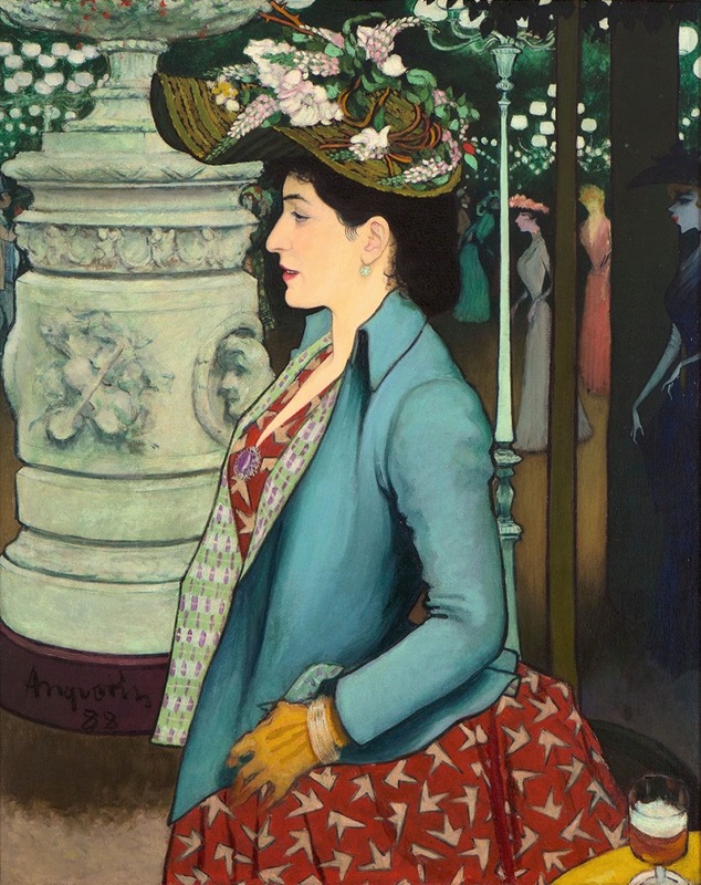 Louis Anquetin - An Elegant Woman at the Élysée Montmartre