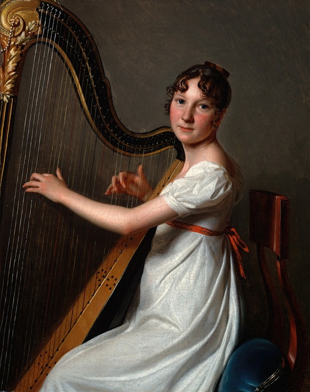 Louis Léopold Boilly - The Young Harpist