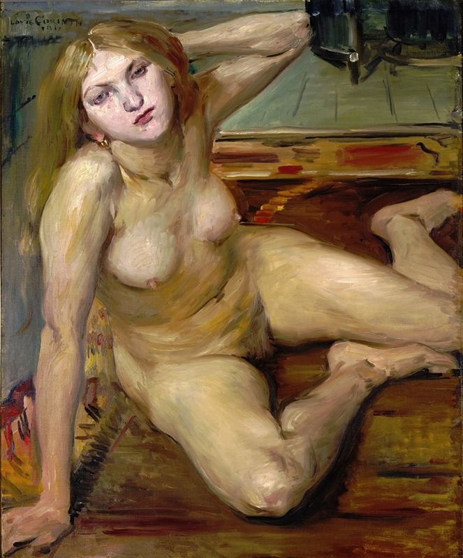 Lovis Corinth - Nude Girl on a Rug