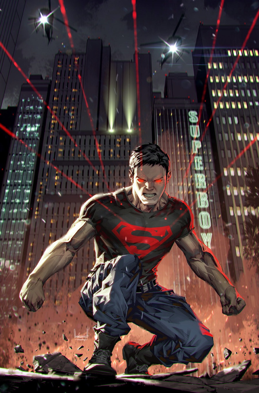 Kael Ngu - Titans United #6 – Superboy