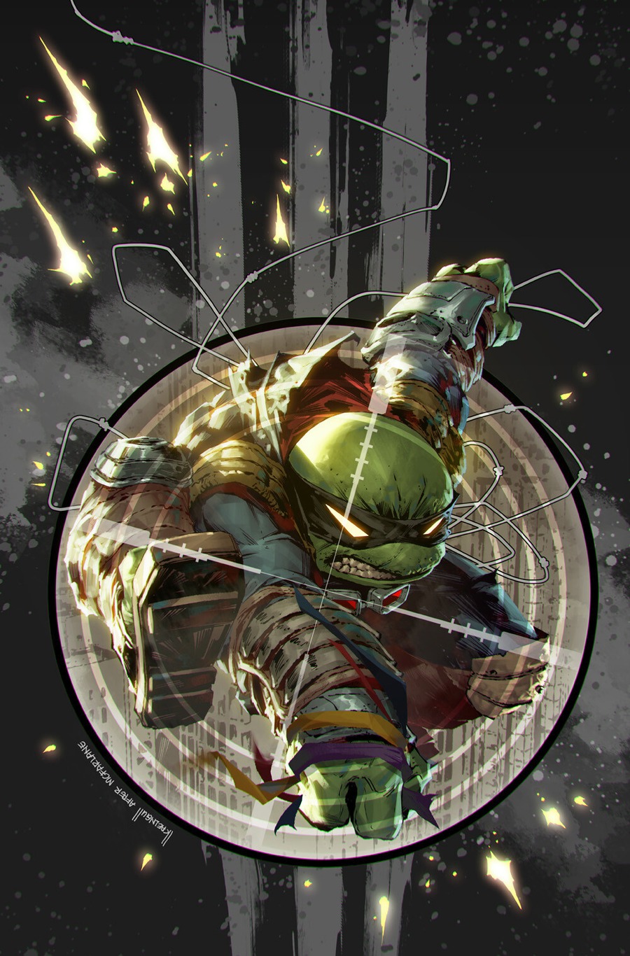 Kael Ngu - TMNT ; The Last Ronin #3 homage after Todd McFarlane