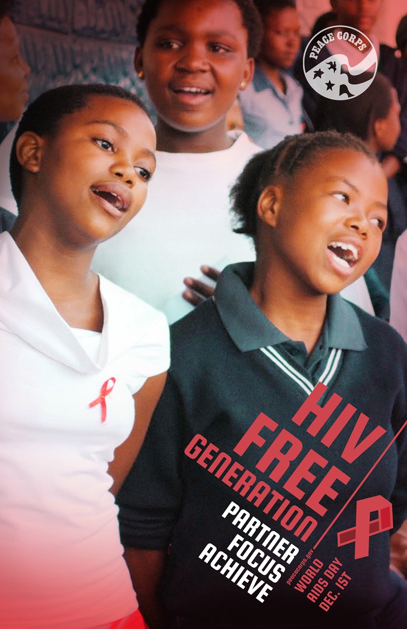 Peace Corps - World Aids Day HIV Poster-2