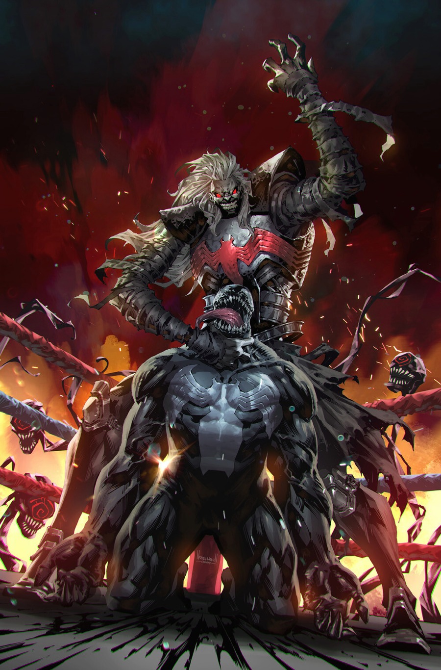 Kael Ngu - Venom #29 Burning variant