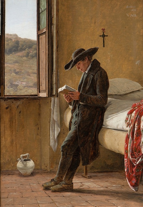 Martinus Rørbye - Young Clergyman Reading
