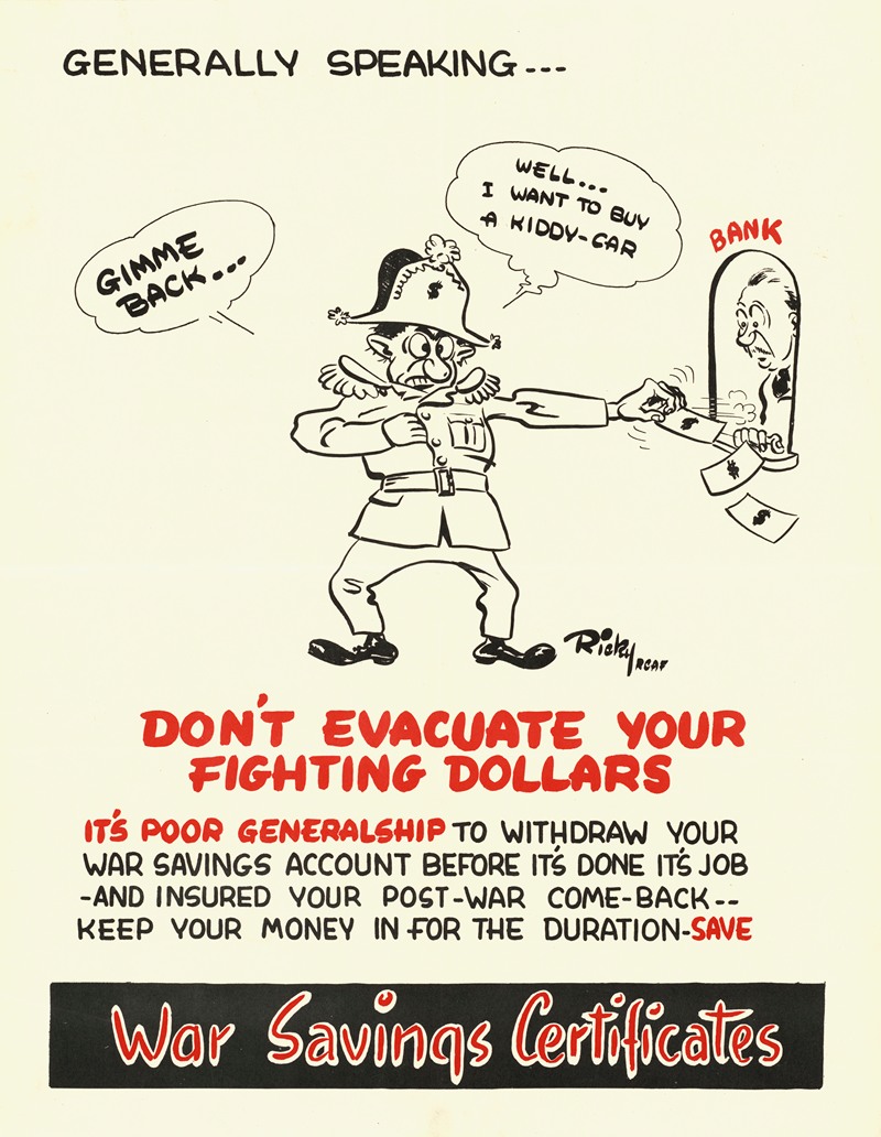 Ricky RCAF - Don’t Evacuate Your Fighting Dollars