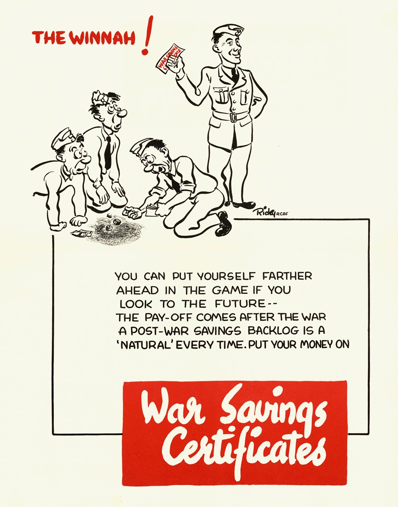 Ricky RCAF - War Savings Certificates