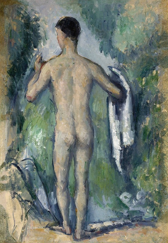 Paul Cézanne - Standing Bather, Seen from the Back