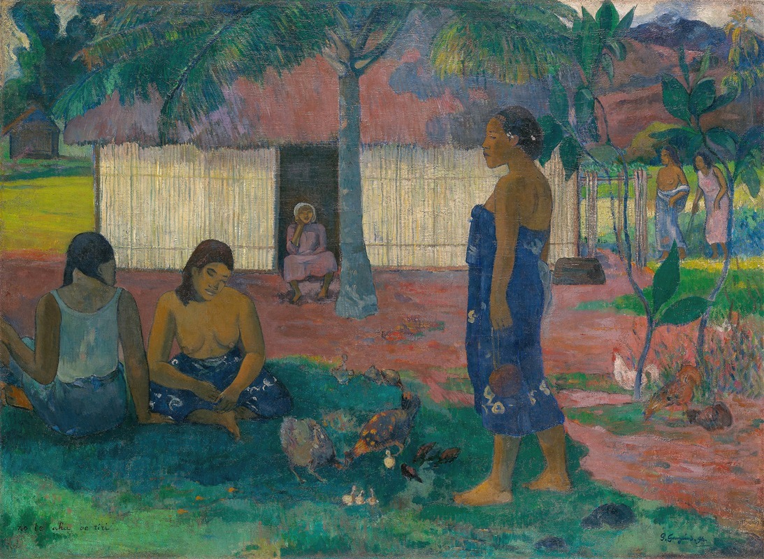 Paul Gauguin - No te aha oe riri (Why Are You Angry)