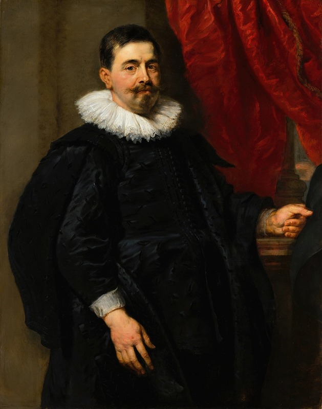 Peter Paul Rubens - Portrait of a Man,possibly Peter van Hecke