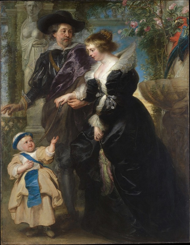 Peter Paul Rubens - Rubens, His Wife Helena Fourment, and Their Son Frans