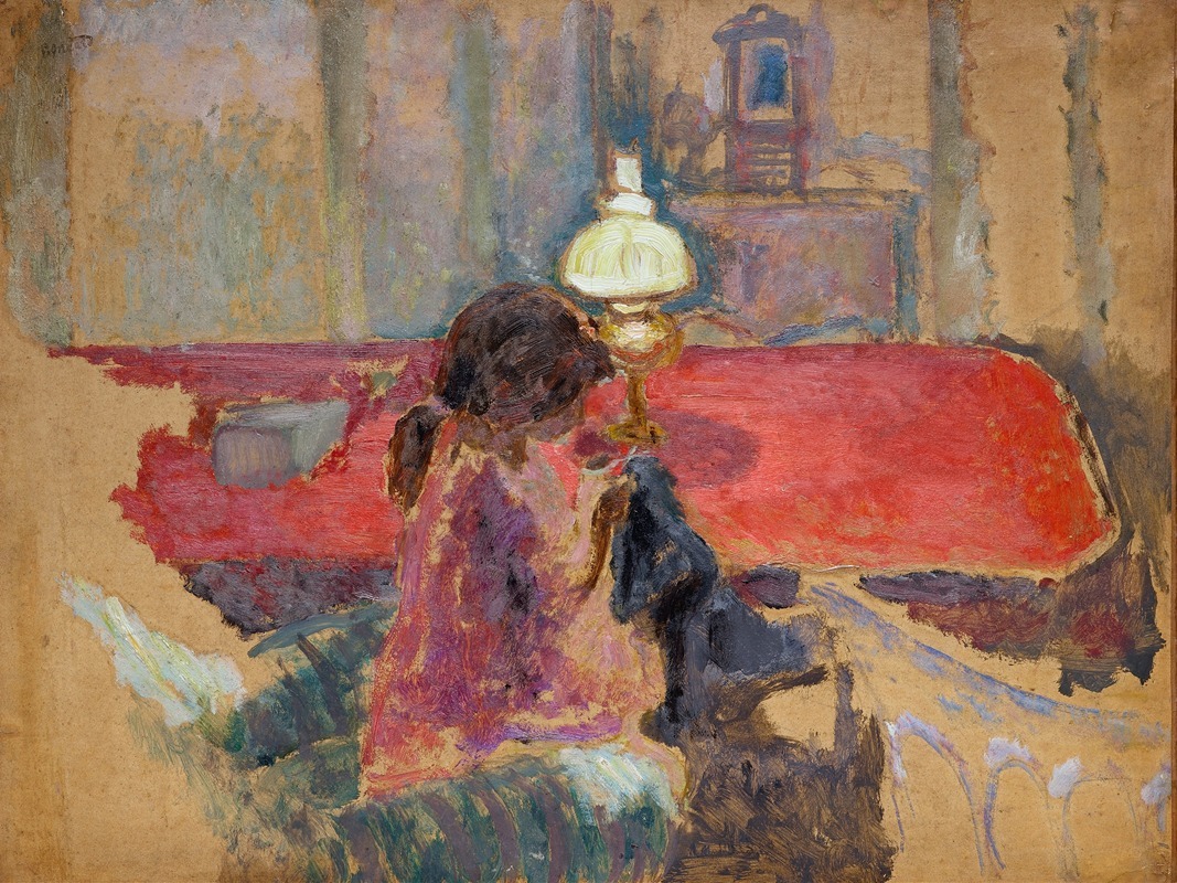 Pierre Bonnard - Woman with a Lamp