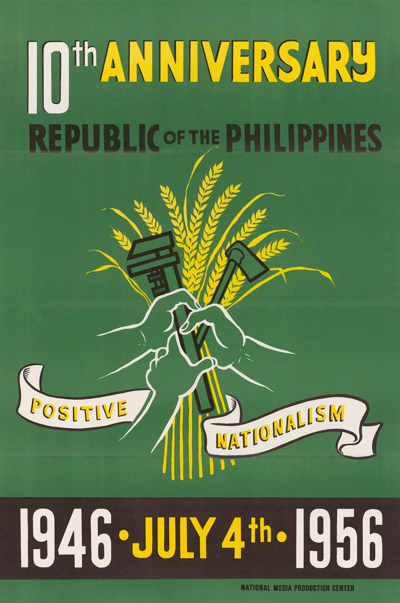 U.S. Information Agency - 10th Anniversary of the Republic of the Philippines