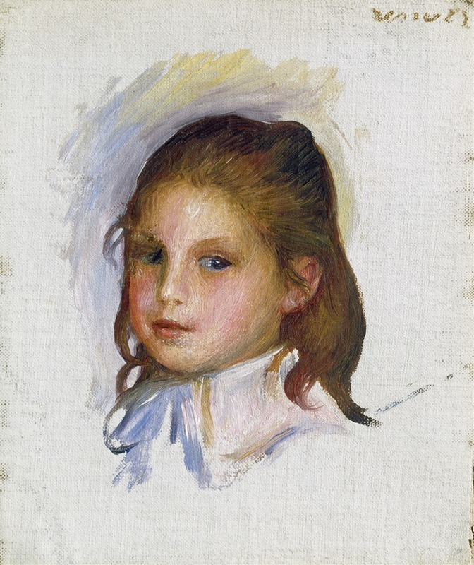 Pierre-Auguste Renoir - Child with Brown Hair