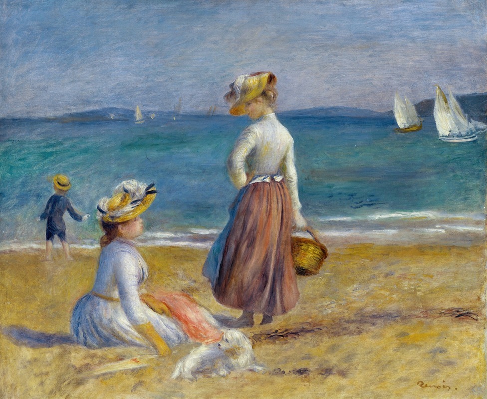 Pierre-Auguste Renoir - Figures on the Beach