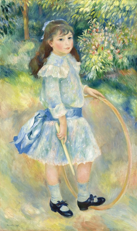 Pierre-Auguste Renoir - Girl with a Hoop