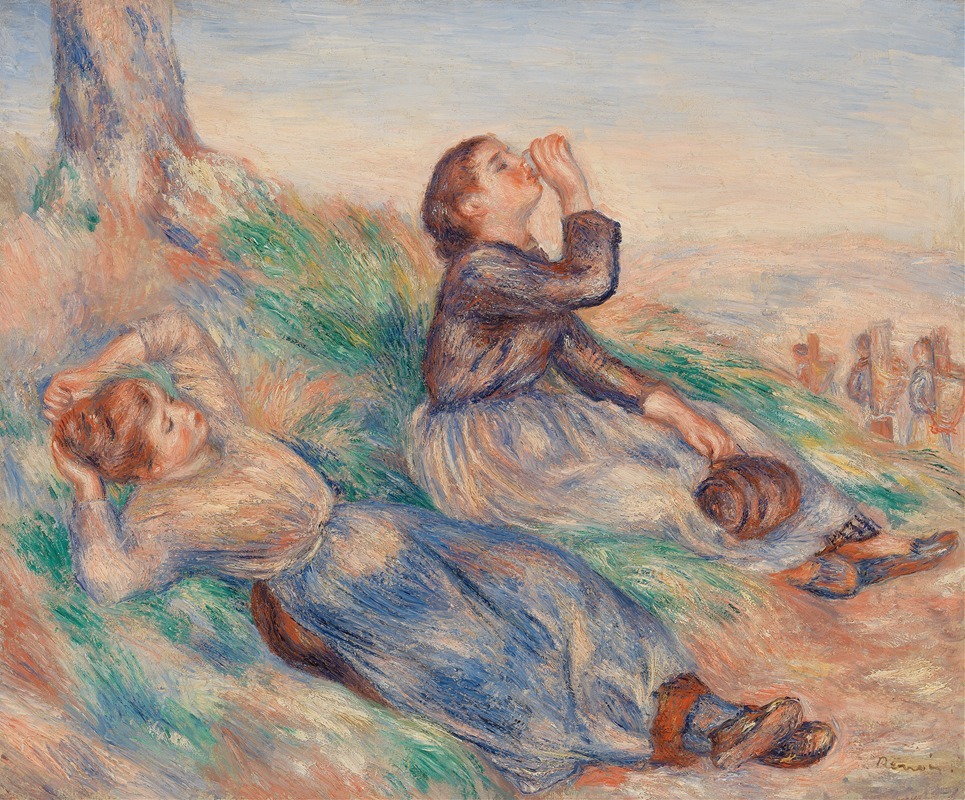 Pierre-Auguste Renoir - Grape Gatherers (Vendangeuses)