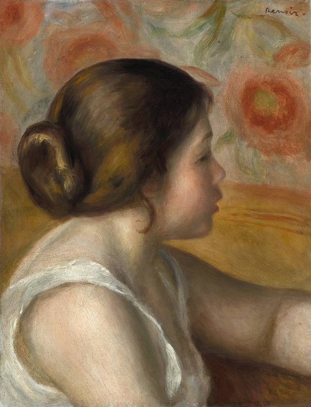 Pierre-Auguste Renoir - Head of a Young Girl
