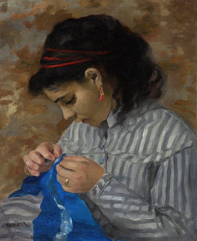 Pierre-Auguste Renoir - Lise Sewing