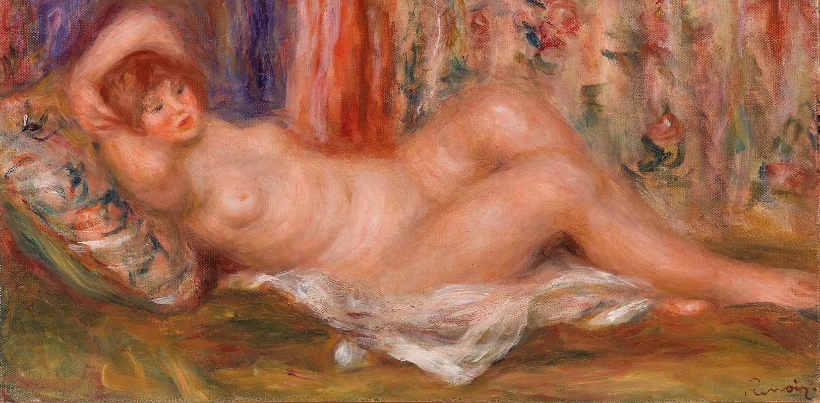 Pierre-Auguste Renoir - Nude Woman Reclining (Femme nue couchée sur le dos)