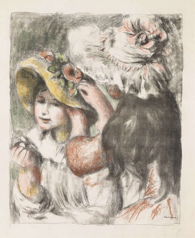 Pierre-Auguste Renoir - Pinning the Hat