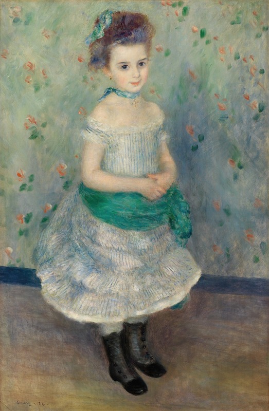 Pierre-Auguste Renoir - Portrait of Jeanne Durand-Ruel (Portrait de Mlle. J.)