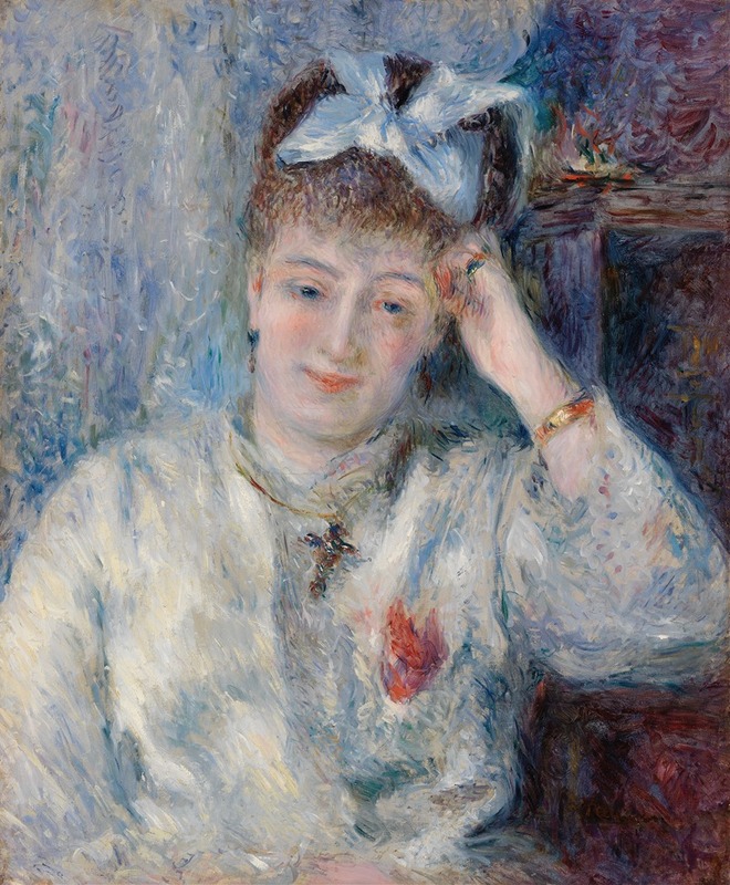 Pierre-Auguste Renoir - Portrait of Mademoiselle Marie Murer (Portrait de Mademoiselle Marie Murer)