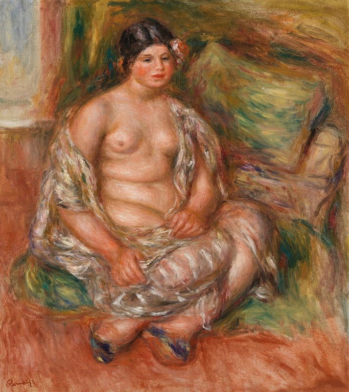 Pierre-Auguste Renoir - Seated Odalisque (Odalisque assise)