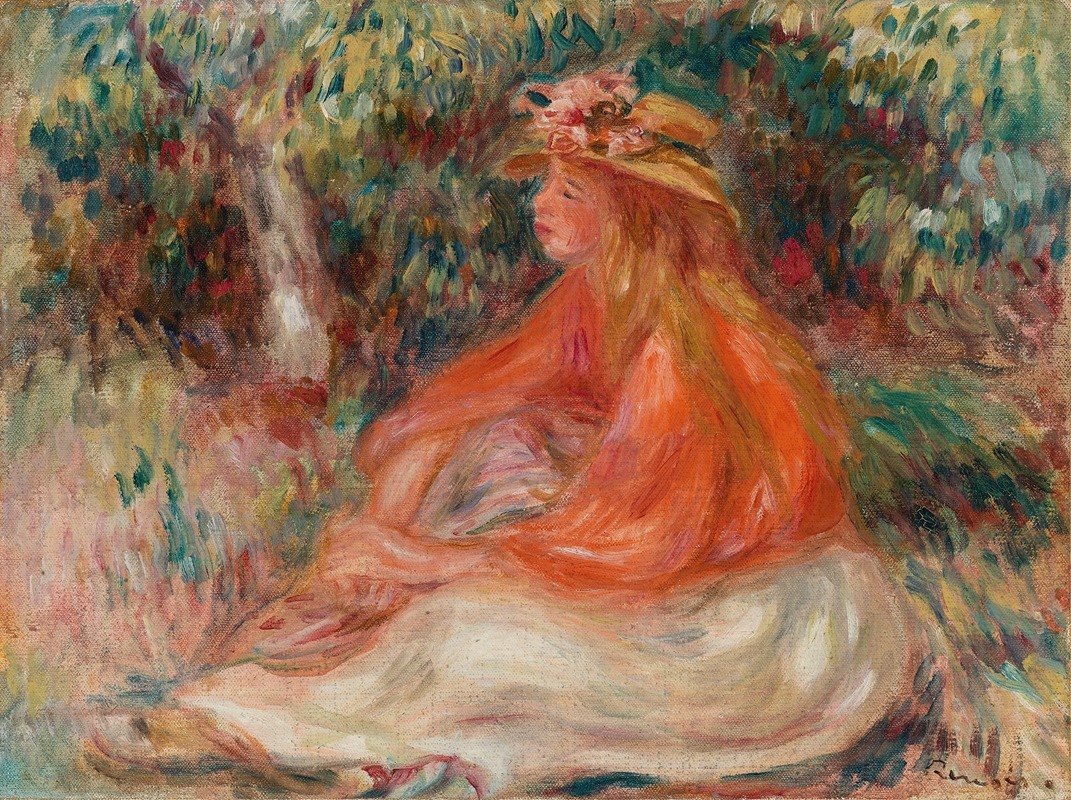 Pierre-Auguste Renoir - Seated Woman (Femme assise)